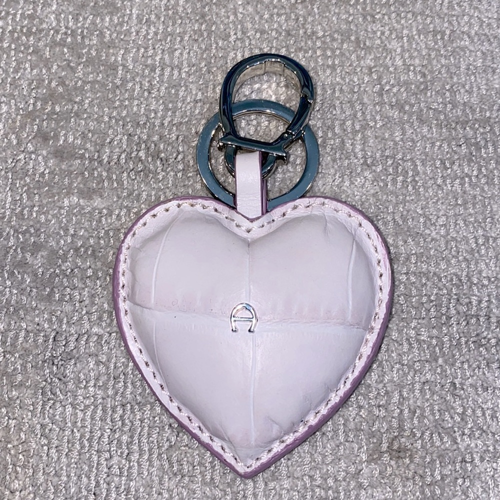 Etienne Aigner heart keychain